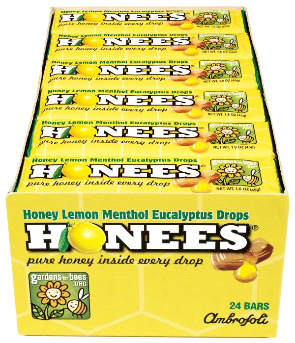 Honees Lemon Menthol Drops
