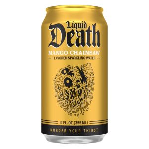 Liquid Death Mango Chainsaw Sparkling Water, 12fl oz