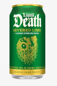 Liquid Death Severed Lime Sparkling Water, 12fl oz