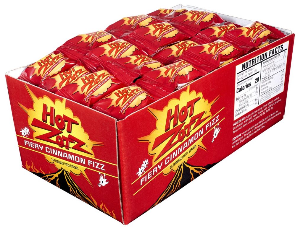 Hot Zotz Fiery Cinnamon Fizz Hard Candy – 2 Pound Bulk Bag, Fun Size Treats