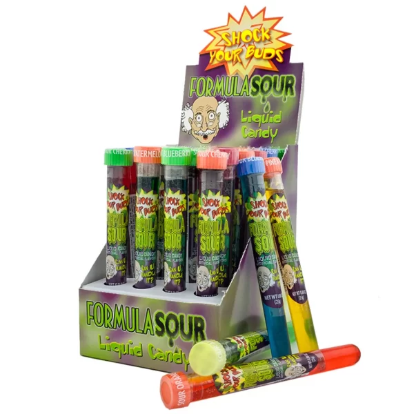 Formula Sour Test Tube Liquid Candy - Grandpa Joe's Candy Shop