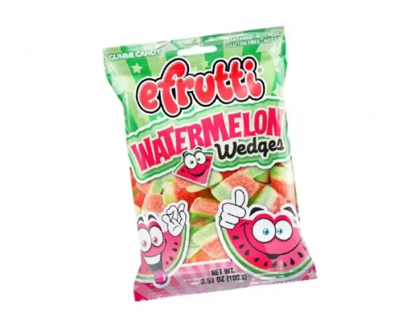 Efrutti Watermelon Wedges - 3.5oz Bag