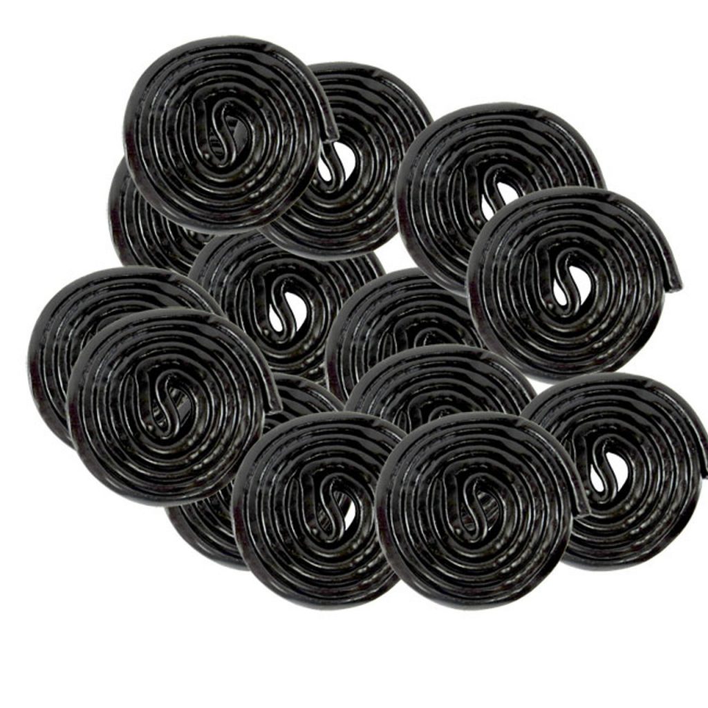 Bulk Candy Gustaf's Black Licorice Laces Shoestring Grandpa Joe's