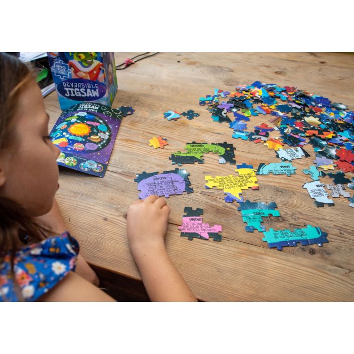 Puzzle Children's Reversible Jigsaws Outer Space Grandpa Joe's