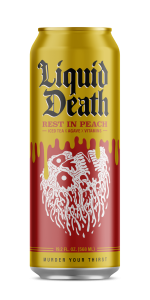 Liquid Death Rest in Peach Iced Tea, 19.2fl oz