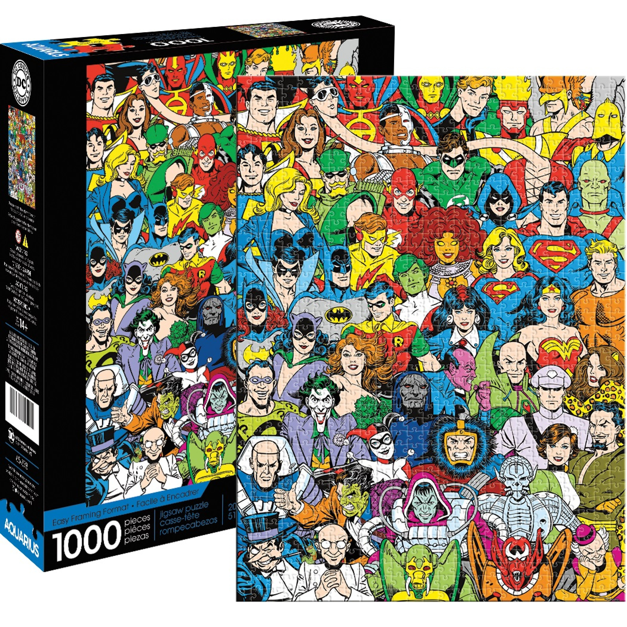 factor Final Paradoja Aquarius - DC Comics 1000 Piece Puzzle - Grandpa Joe's Candy Shop