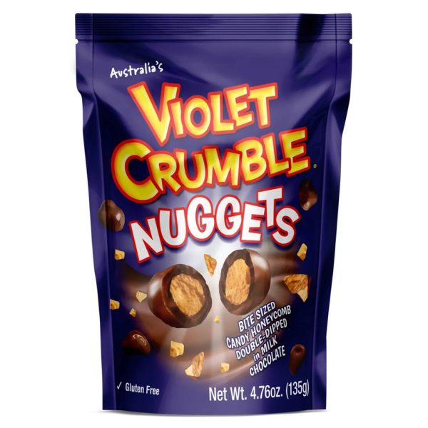 Violet Crumble Nuggets 4.76oz Bag
