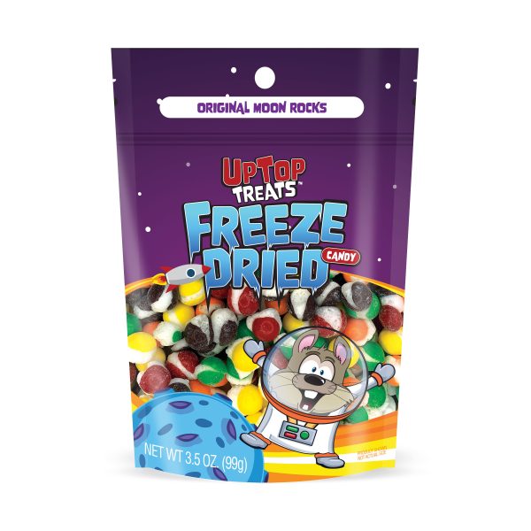 UpTop Treats Freeze Dried Original Moon Rocks 3.5oz Bag
