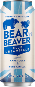 Bear 'N Beaver Blue Creamsicle, 16 fl oz Can
