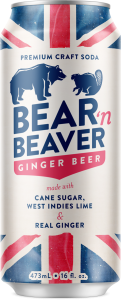 Bear 'N Beaver Ginger Beer, 16 fl oz Can