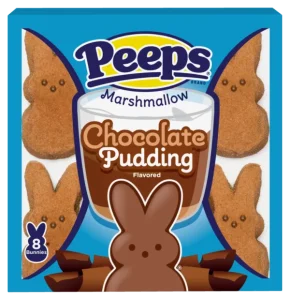 Easter - PEEPS 8ct Chocolate Pudding Marshmallow Bunnies, 3oz