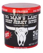No Man's Land Beef Jerky Bites, Hot 2oz