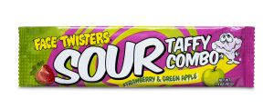 Sour Taffy Combo Strawberry/Green Apple - 1.4oz Bar