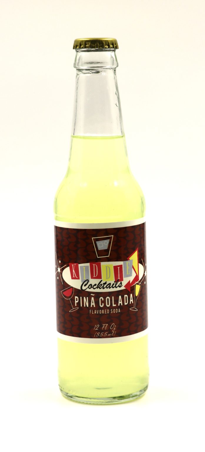 Kiddie Cocktails Pinã Colada Flavored Soda, 12oz Glass Bottle Soda ...