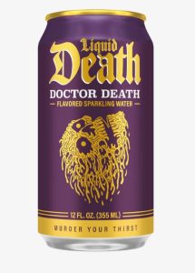 Liquid Death Sparkling Water, Doctor Death, 12oz Can - 1 Can