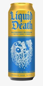 Liquid Death, Blueberry Buzzsaw Iced Tea,19.2 fl oz