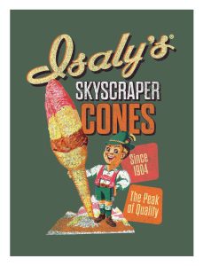 Magnet - Isaly's Skyscraper Ice Cream Cone Since 1904