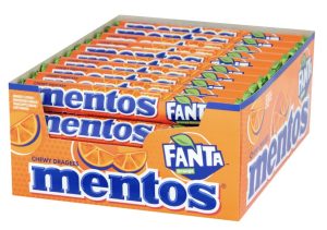 Limited Import - Fanta Orange Mentos - 1 Roll