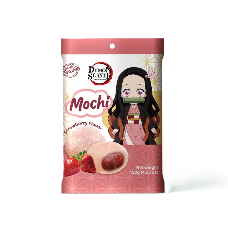Demon Slayer Strawberry Mochi, 120g bag - Grandpa Joe's