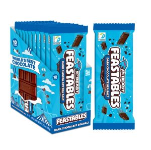 Mr. Beast Feastables Chocolate Sea Salt 2.1oz Bar