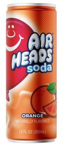 Airheads Soda - Orange, 12oz can
