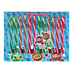 12 pc 7-Up/A&W/Dr Pepper Candy Cane Cradle