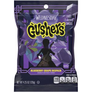 Gushers Limited Edition Wednesday Blueberry Grape Despair 4.25oz Bag