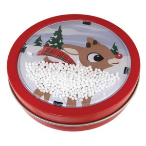 Rudolph Holiday Snow Globe - 1.5oz Candy Tin
