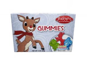Rudolph Red Nose Reindeer Gummies Theater Box, 3oz Box