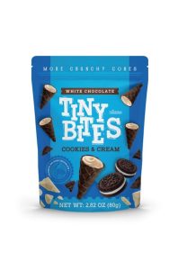 Tiny Bites White Choc Cookies & Cream Waffle Cone 2.8oz