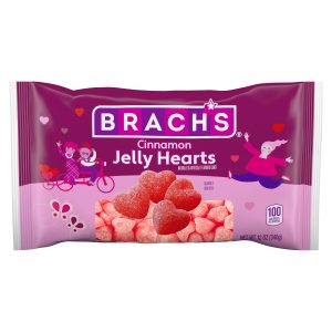 Brach's Valentine's Cinnamon Jelly Hearts, 12oz Bag
