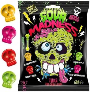 Limited Import - Sour Madness Fruit Hard Candy 60g