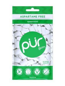 PUR Gum, Spearmint, 55pc Bag - 2.72oz