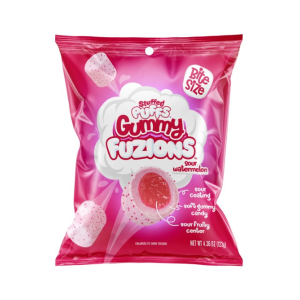 Stuffed Puffs Gummy Fuzions Sour Watermelon 4.36oz Bag