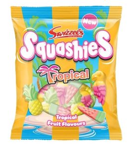 Limited Import Squashies UK, Tropical, 100g Bag
