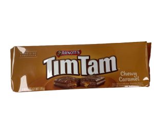 Limited Import -Tim Tam Chewy Caramel, 9 biscuits 175g