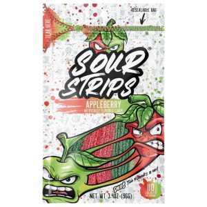 Sour Strips Duos Appleberry 3.4oz Peg Bag