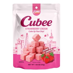 Cubee Strawberry Cream Cube Snack 1.83oz Bag