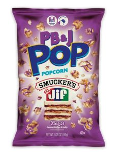 POP Popcorn - Smucker's / Jif PB&J Grape Popcorn 5.25oz Bag