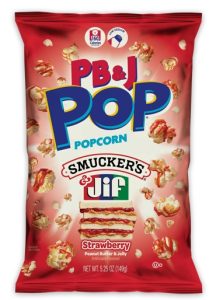 POP Popcorn - Smucker's / Jif PB&J Strawberry Popcorn 5.25oz Bag