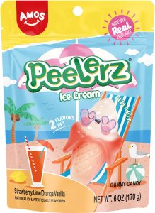 Amos Gummy Peelerz Ice Cream, 6oz Bag