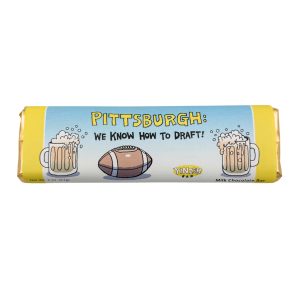 Pittsburgh Yinzer Bar, We Know How to Draft, Milk Choc. 2oz Bar
