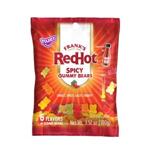 Frank's RedHot Spicy Gummy Bears 3.52oz Bag