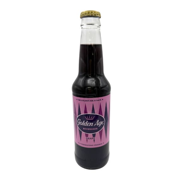Golden Age Beverages - Grape, 12fl oz Glass Bottles Soda