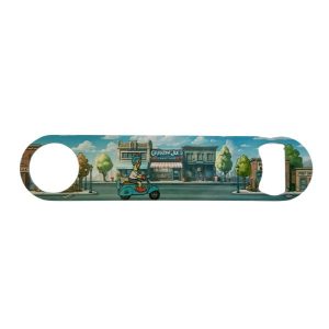 Grandpa Joe's Bottle Opener - Chicken on Vespa