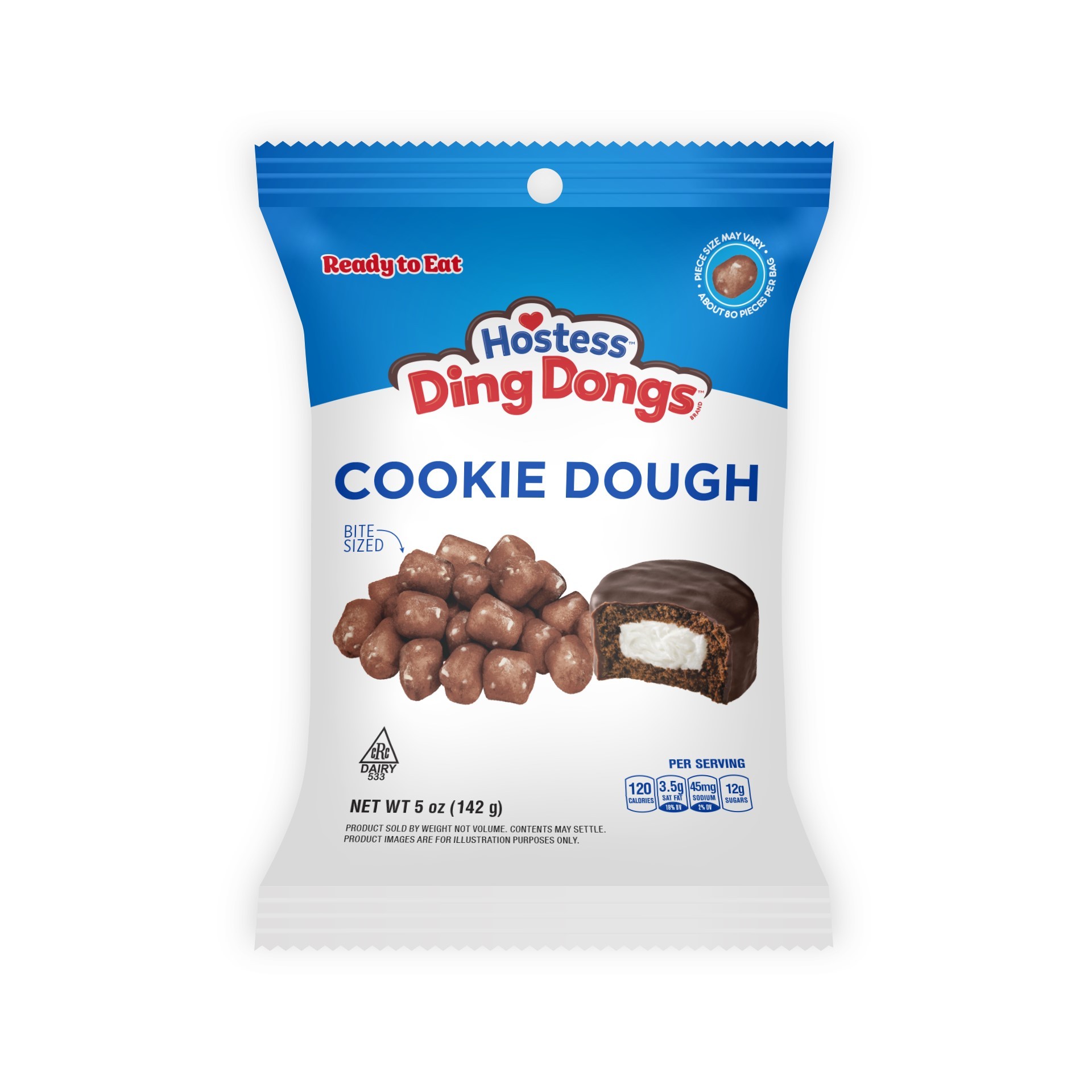 Hostess Ding Dongs Cookie Dough Peg Bag, 5oz Bag - Grandpa Joe's