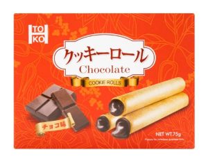 Limited Import - Toko Chocolate Cookie Rolls, 2.64oz Box