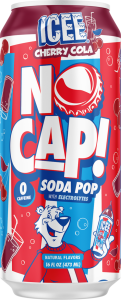 NO CAP! Soda Pop ICEE Cherry Cola, 16oz can
