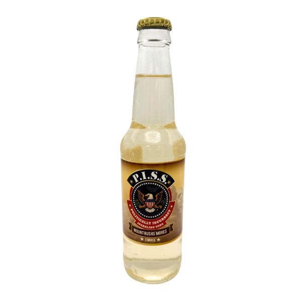 P.I.S.S. Mount Rushs'mores, Smore's, 12fl oz Glass Bottle Soda