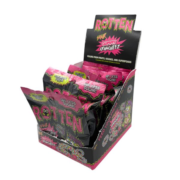 Rotten Sour Gummy Cruncheez 1.8oz Bag